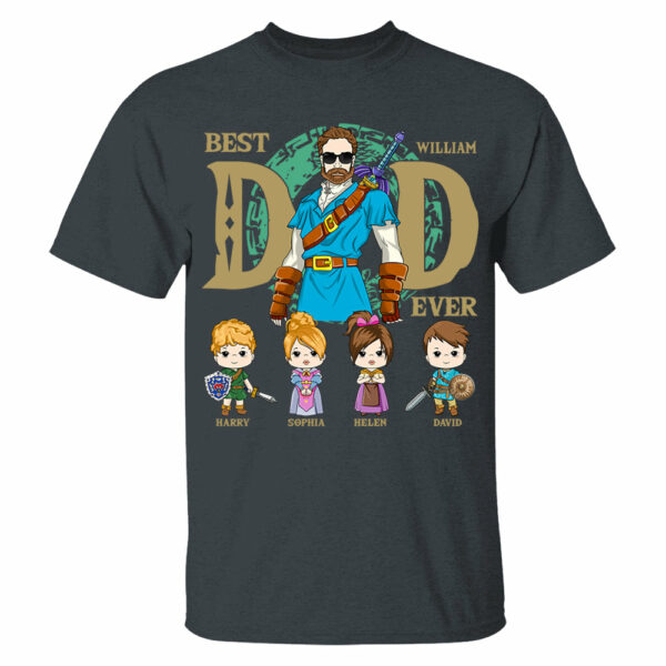 Best Dad Ever - Personalized Shirt Gift For Dad DO98 - Image 3