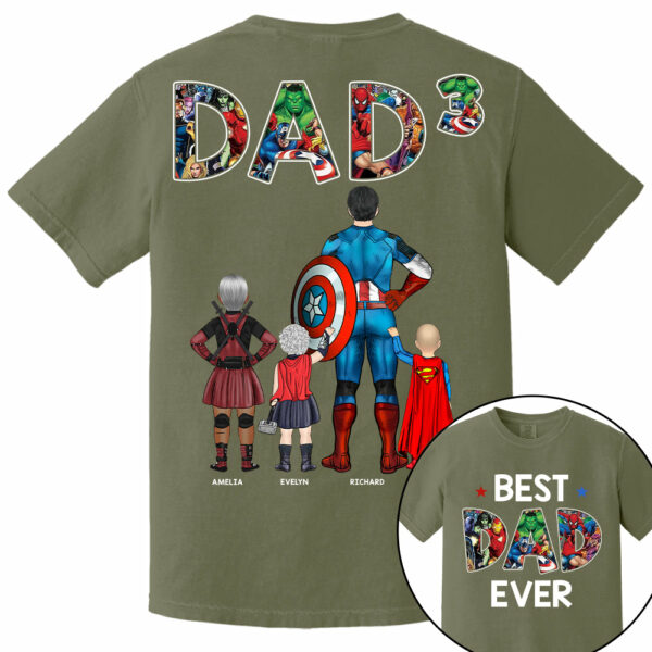 Best Dad Ever - Personalized Shirt Gifts For Dad - Image 10
