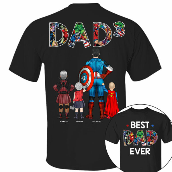 Best Dad Ever - Personalized Shirt Gifts For Dad - Image 4