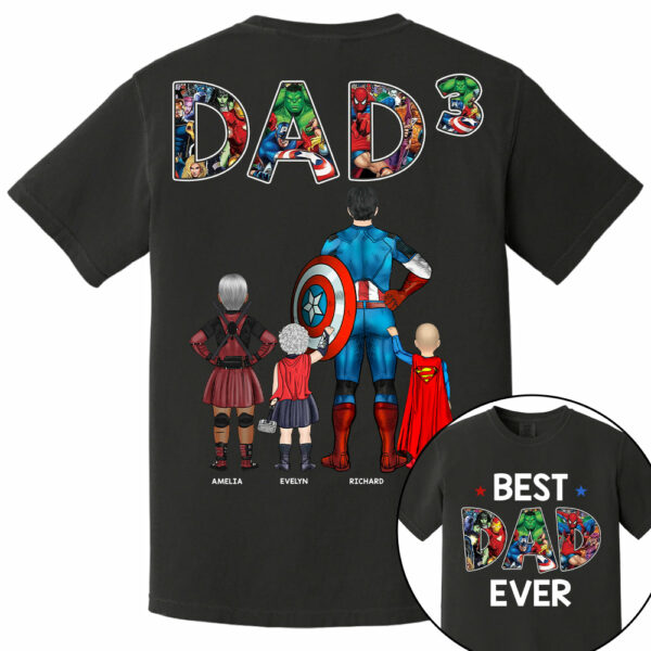 Best Dad Ever - Personalized Shirt Gifts For Dad - Image 8