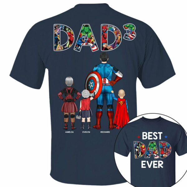 Best Dad Ever - Personalized Shirt Gifts For Dad - Image 6
