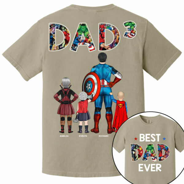 Best Dad Ever - Personalized Shirt Gifts For Dad - Image 15