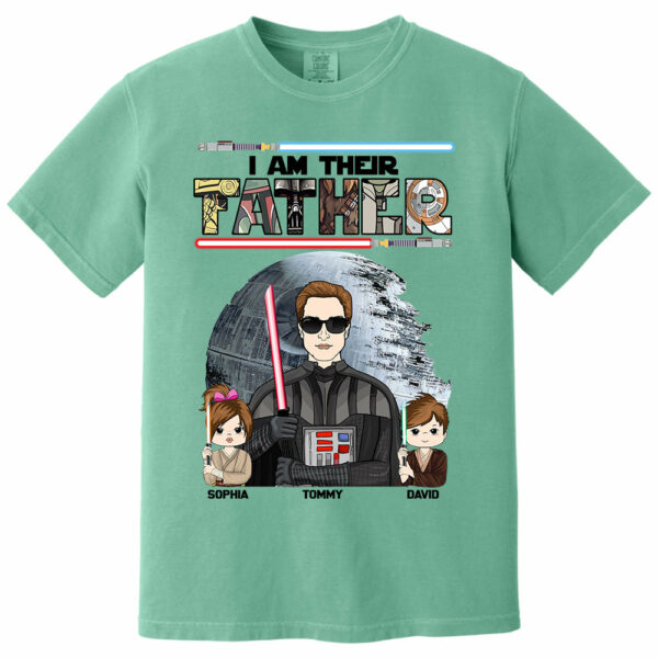 Best Dad Ever - The Dadalorian Personalized Shirt Gift For Dad - Custom Father's Day Gift - Image 10