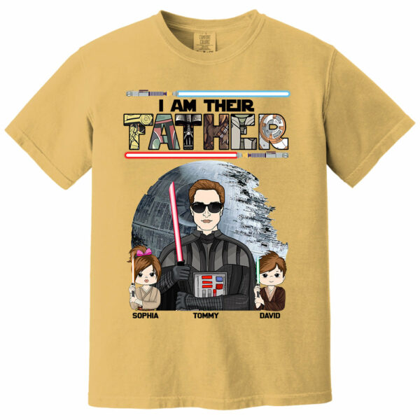 Best Dad Ever - The Dadalorian Personalized Shirt Gift For Dad - Custom Father's Day Gift - Image 13