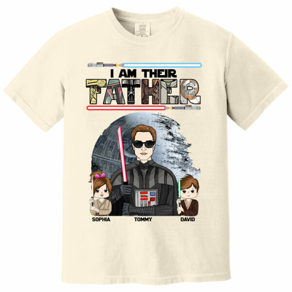 Best Dad Ever - The Dadalorian Personalized Shirt Gift For Dad - Custom Father's Day Gift - Image 15