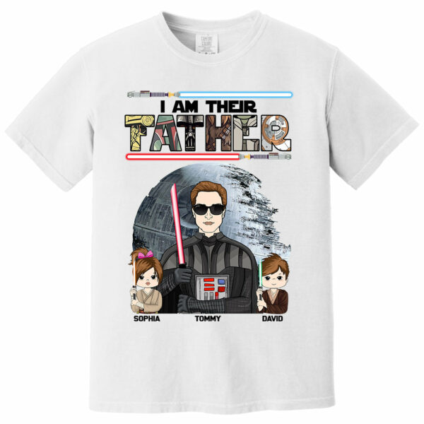 Best Dad Ever - The Dadalorian Personalized Shirt Gift For Dad - Custom Father's Day Gift - Image 9