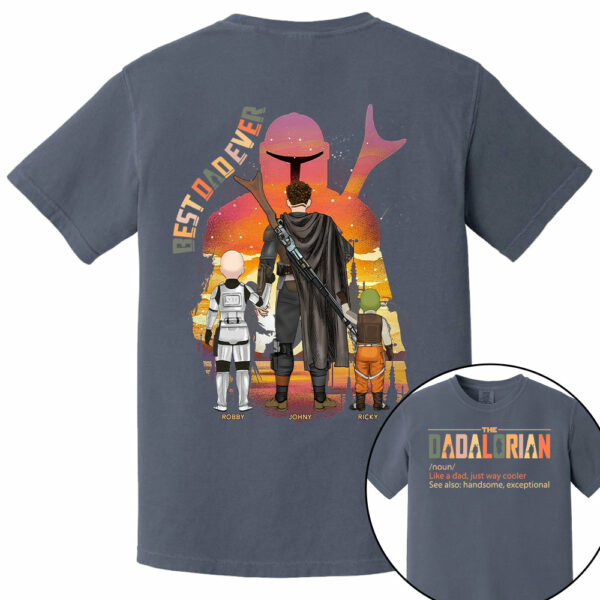 Best Dad Ever - The Dadalorian Personalized Shirt Gift For Dad - Image 10