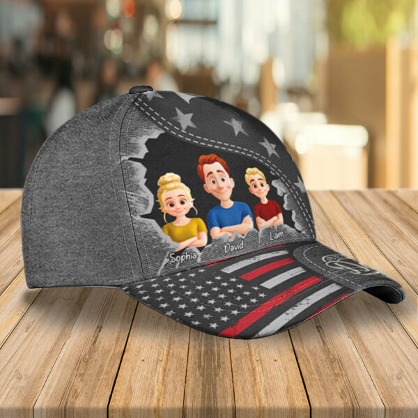 Best Dad Ever, Personalized Classic Cap, Gift For Father's Day T1807 - Image 2