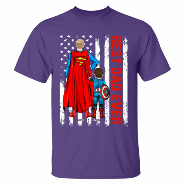 Best Dad Ever Personalized Shirt - Custom Father's Day Gifts For Dad Shirt - Image 5