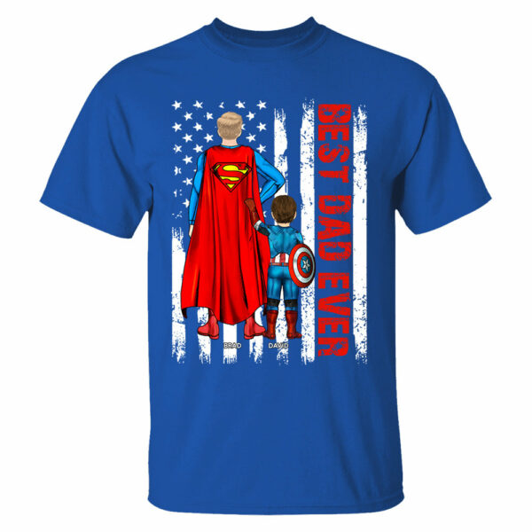 Best Dad Ever Personalized Shirt - Custom Father's Day Gifts For Dad Shirt - Image 4