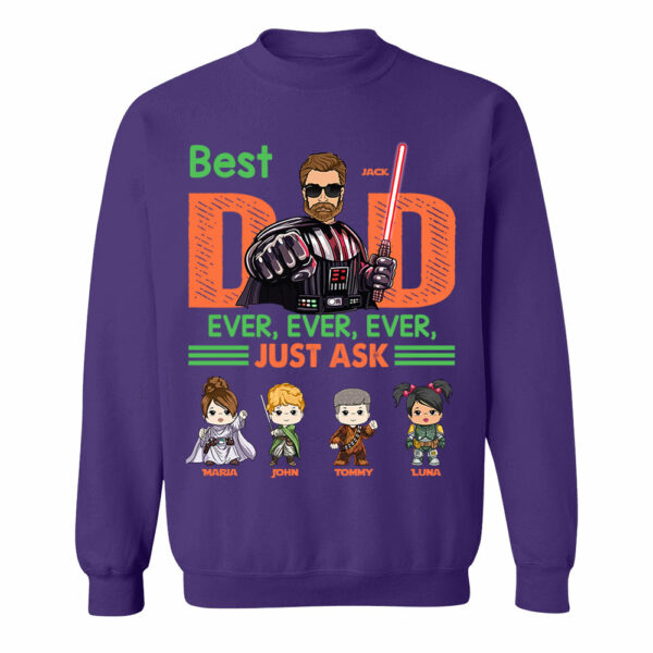 Best Dad Ever Personalized Shirt - Custom Gift For Dad - Image 10