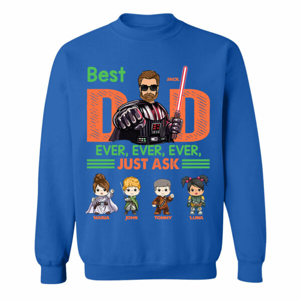 Best Dad Ever Personalized Shirt - Custom Gift For Dad - Image 9