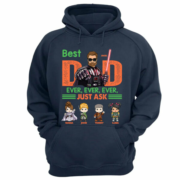 Best Dad Ever Personalized Shirt - Custom Gift For Dad - Image 13