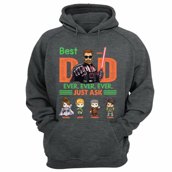 Best Dad Ever Personalized Shirt - Custom Gift For Dad - Image 12