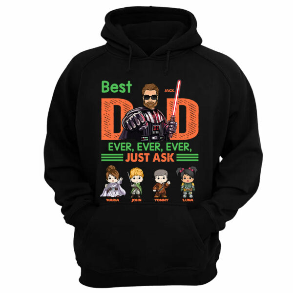 Best Dad Ever Personalized Shirt - Custom Gift For Dad - Image 11