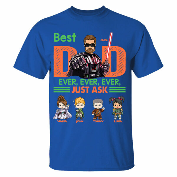 Best Dad Ever Personalized Shirt - Custom Gift For Dad - Image 6
