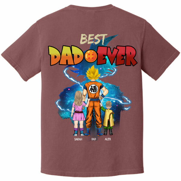 Best Dad Ever, Personalized Shirt, Dragon Dad Custom Shirt Gift For Father's Day T1807 - Image 10
