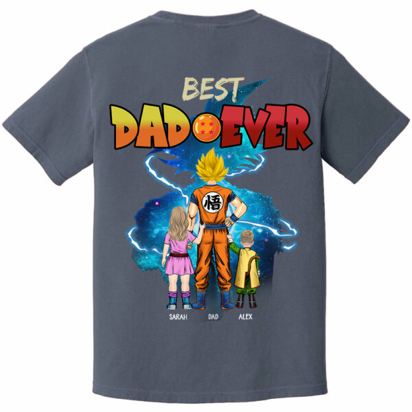 Best Dad Ever, Personalized Shirt, Dragon Dad Custom Shirt Gift For Father's Day T1807 - Image 8
