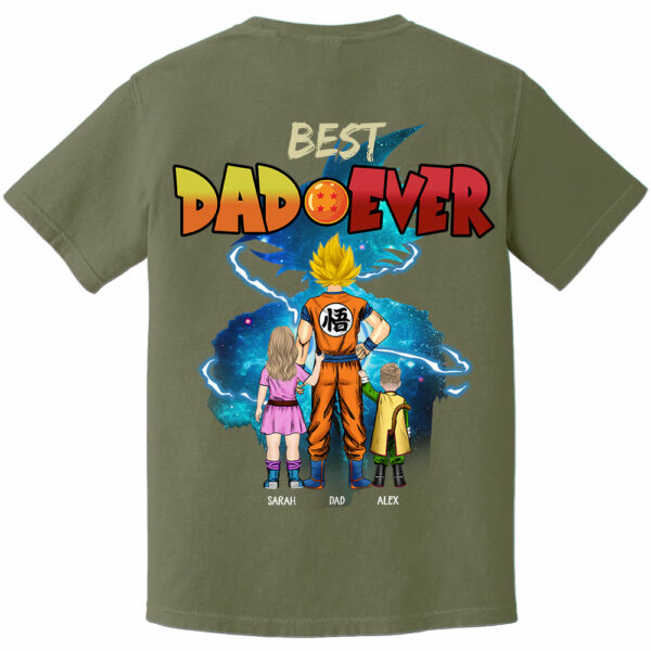 Best Dad Ever, Personalized Shirt, Dragon Dad Custom Shirt Gift For Father's Day T1807 - Image 7