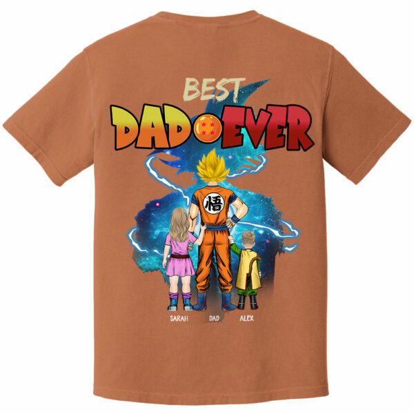 Best Dad Ever, Personalized Shirt, Dragon Dad Custom Shirt Gift For Father's Day T1807 - Image 9
