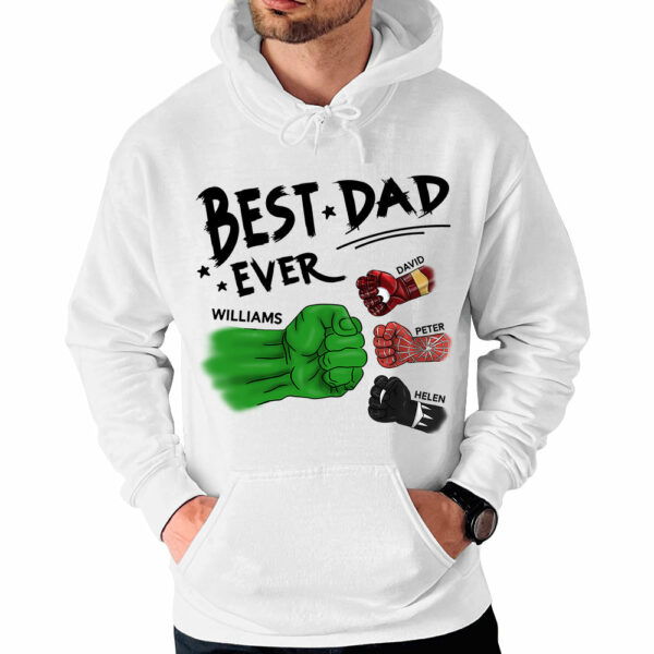 Best Dad Ever Personalized Shirt Gift For Dad - Custom Father's Day Gift - Birthday Gift Idea - Image 4