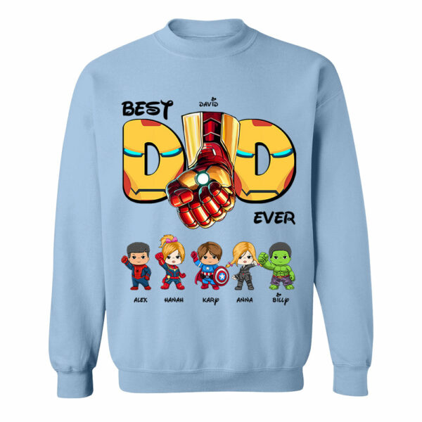 Best Dad Ever Personalized Shirt Gift For Dad Vr 2 - Image 7
