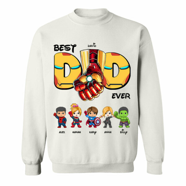 Best Dad Ever Personalized Shirt Gift For Dad Vr 2 - Image 6