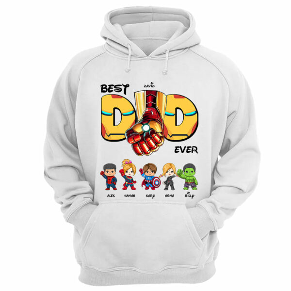 Best Dad Ever Personalized Shirt Gift For Dad Vr 2 - Image 10