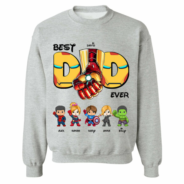 Best Dad Ever Personalized Shirt Gift For Dad Vr 2 - Image 9