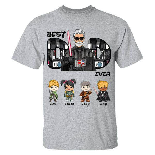 Best Dad Ever Personalized Shirt Gift For Dad vr2 - Image 5