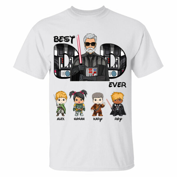 Best Dad Ever Personalized Shirt Gift For Dad vr2 - Image 2