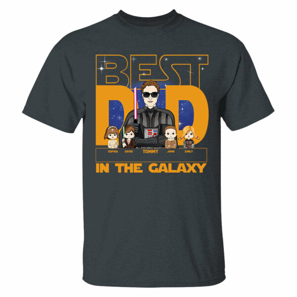 Best Dad In The Galaxy - Personalized Shirt For Dad, Custom Gift For Dad Father's Day NA04 - Image 5