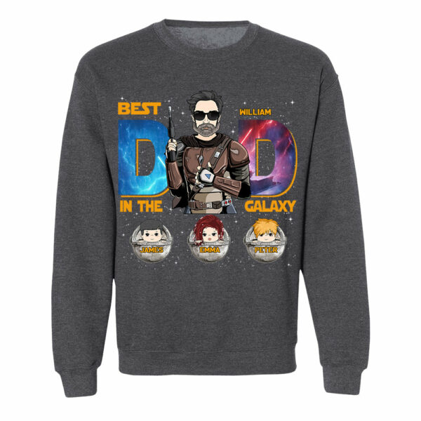Best Dad In The Galaxy - Personalized Shirt Gift For Dad DO98 - Image 6
