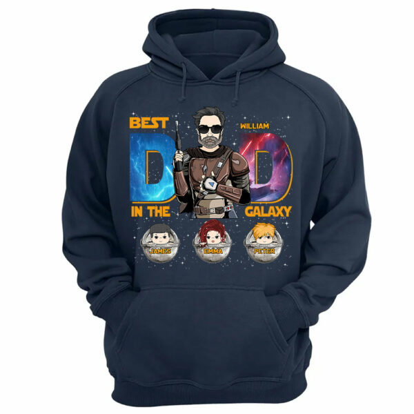 Best Dad In The Galaxy - Personalized Shirt Gift For Dad DO98 - Image 9