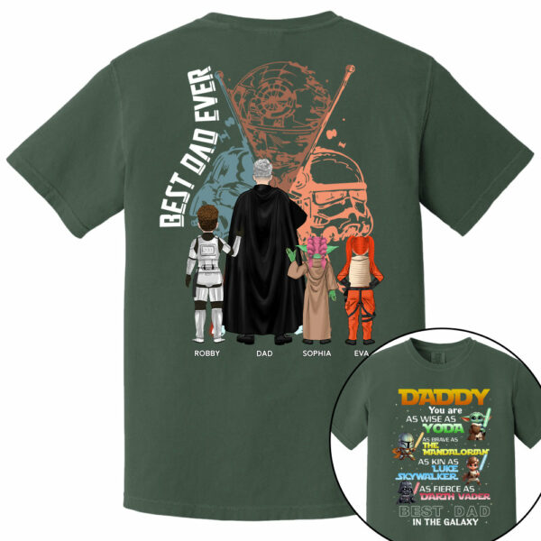 Best Dad In The Galaxy Personalized Shirt Gift For Dad - Image 11