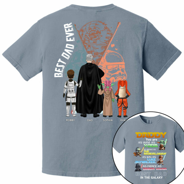 Best Dad In The Galaxy Personalized Shirt Gift For Dad - Image 13