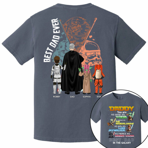 Best Dad In The Galaxy Personalized Shirt Gift For Dad - Image 10