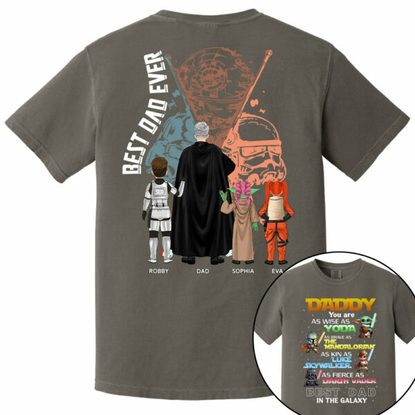 Best Dad In The Galaxy Personalized Shirt Gift For Dad - Image 9