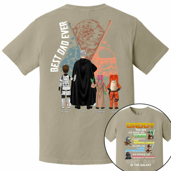 Best Dad In The Galaxy Personalized Shirt Gift For Dad - Image 15