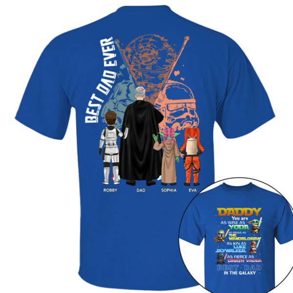 Best Dad In The Galaxy Personalized Shirt Gift For Dad - Image 8
