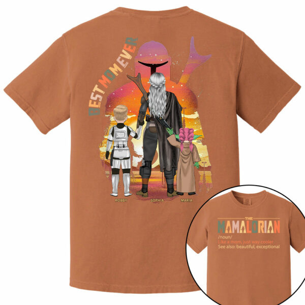 Best Mom Ever - The Momalorian Personalized Shirt Gift For Mom - Image 15