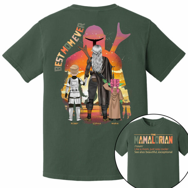 Best Mom Ever - The Momalorian Personalized Shirt Gift For Mom - Image 12
