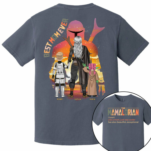 Best Mom Ever - The Momalorian Personalized Shirt Gift For Mom - Image 13