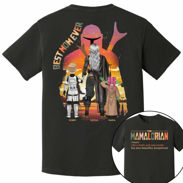 Best Mom Ever - The Momalorian Personalized Shirt Gift For Mom - Image 8