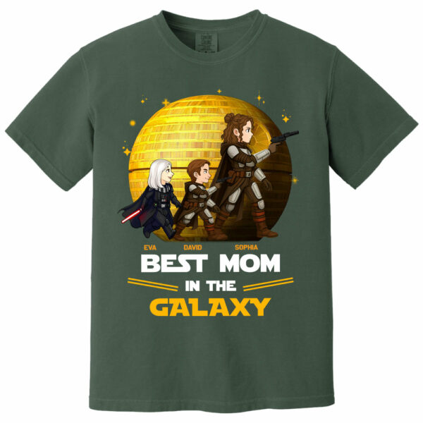 Best Mom In The Galaxy, Personalized Shirt Gift For Mom A2110 - Image 12