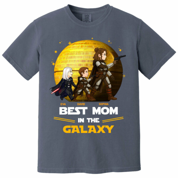 Best Mom In The Galaxy, Personalized Shirt Gift For Mom A2110 - Image 9