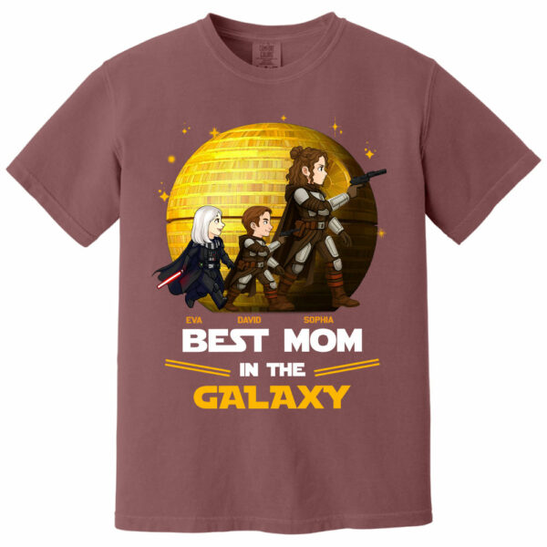 Best Mom In The Galaxy, Personalized Shirt Gift For Mom A2110 - Image 10