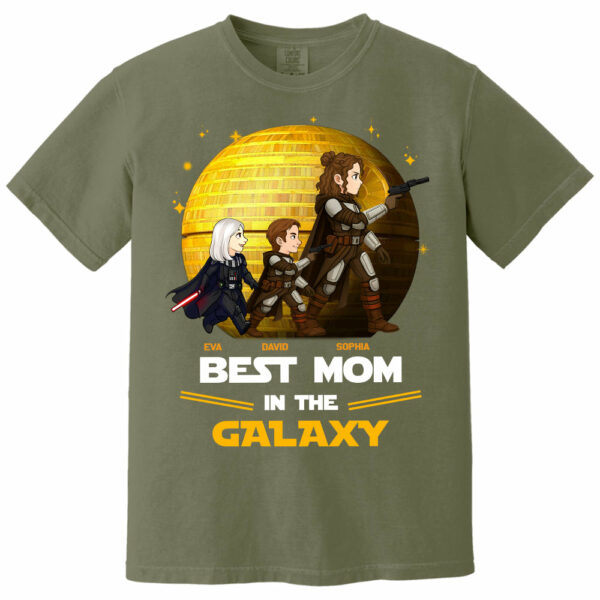 Best Mom In The Galaxy, Personalized Shirt Gift For Mom A2110 - Image 11