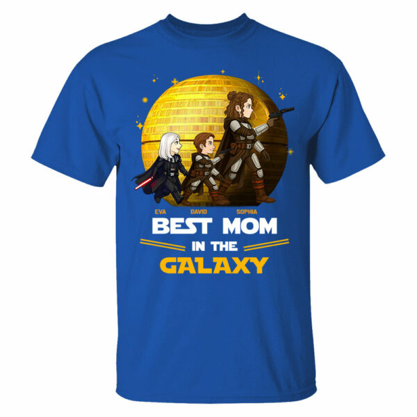 Best Mom In The Galaxy, Personalized Shirt Gift For Mom A2110 - Image 7