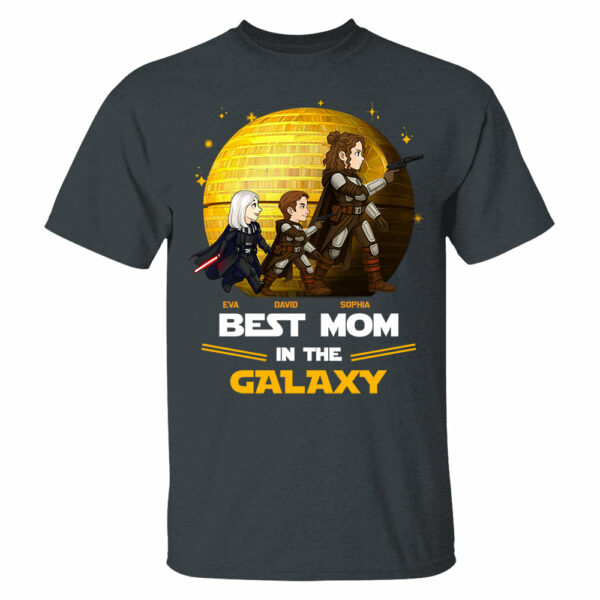 Best Mom In The Galaxy, Personalized Shirt Gift For Mom A2110 - Image 5